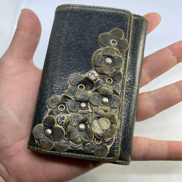 Authentic Anteprima Floral Leather Key Case - Picture 7 of 9